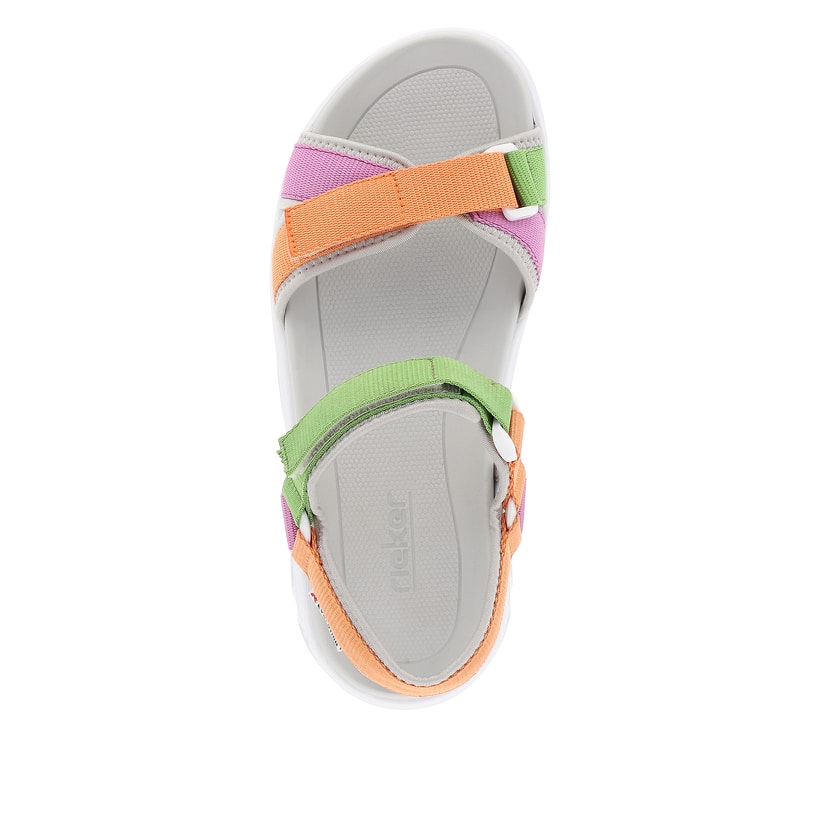 Rieker Artikelnummer V8401-91 Rieker Damen Trekkingsandalen mehrfarbig Bis zu 50% Rabatt