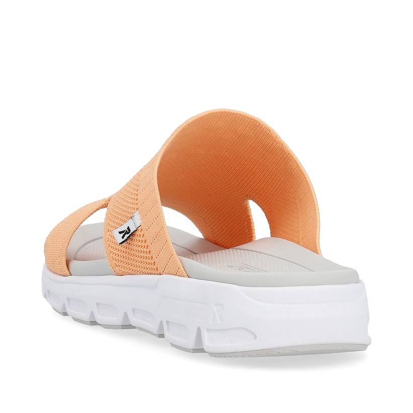 Rieker Artikelnummer V8451-38 Rieker Damen Pantoletten neon orange Bis zu 60% Rabatt