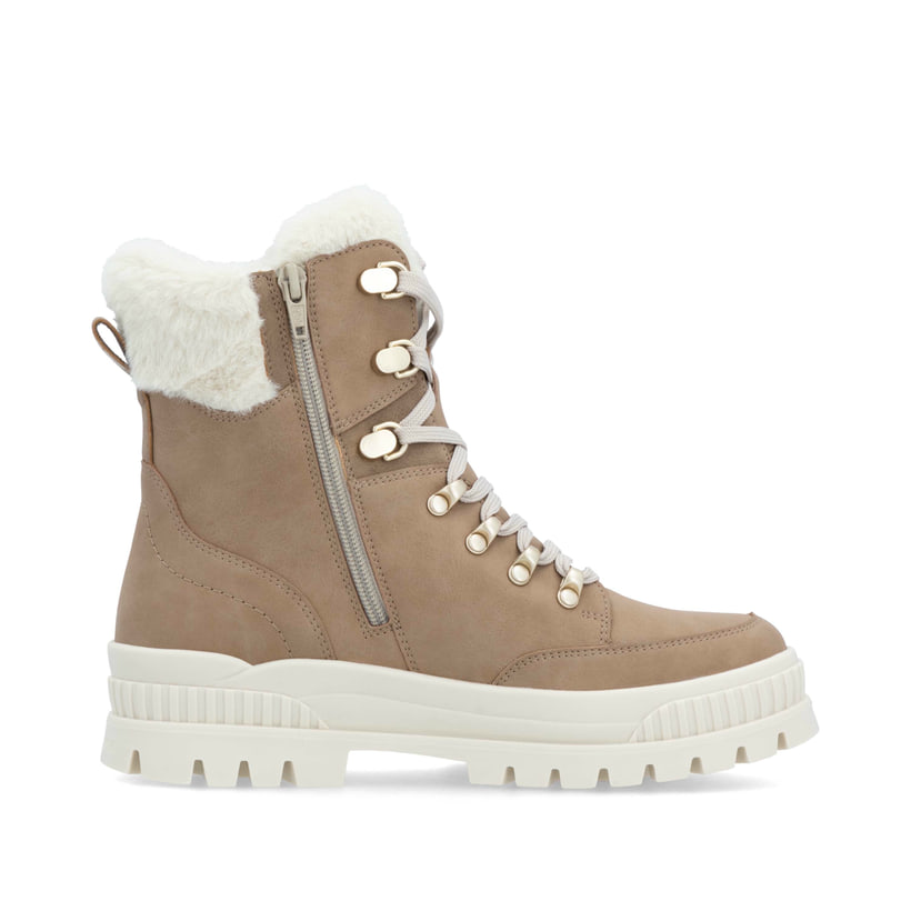 Rieker Artikelnummer W2174-20 Rieker Damen Schnürstiefel braunbeige Bis zu 55% Rabatt