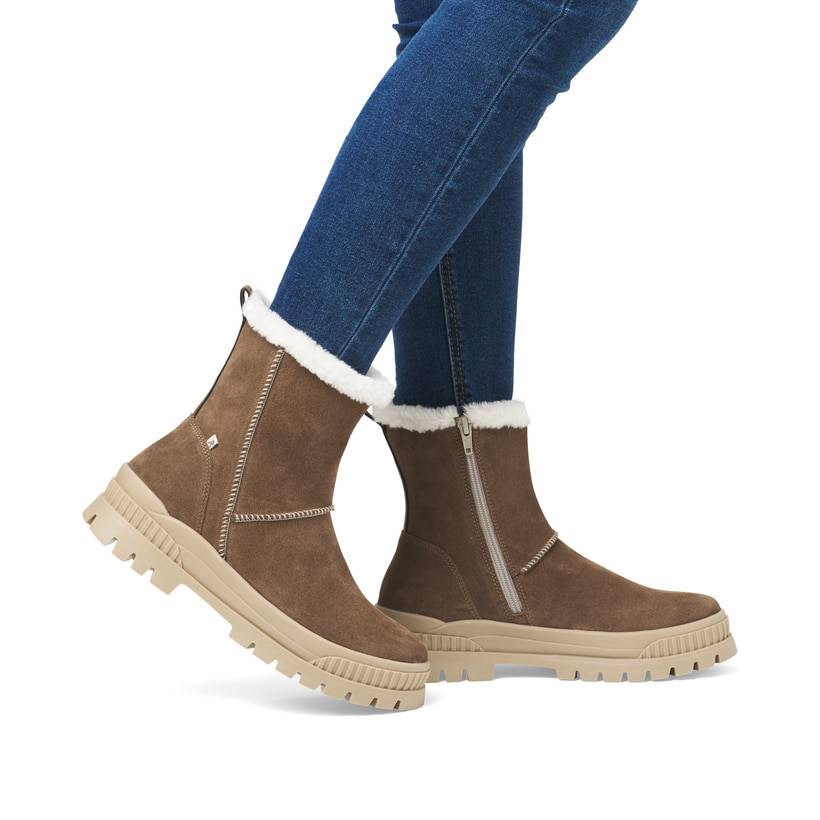 Rieker Artikelnummer W2172-20 Rieker Damen Stiefeletten zimtbraun 50% Rabatt mit kostenlosem Versand