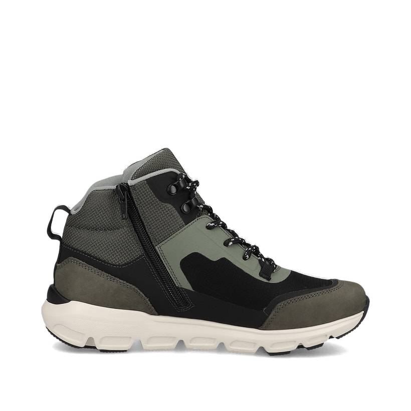 Rieker Artikelnummer 40460-54 Rieker Damen Sneaker High leaf green Fabrikladen