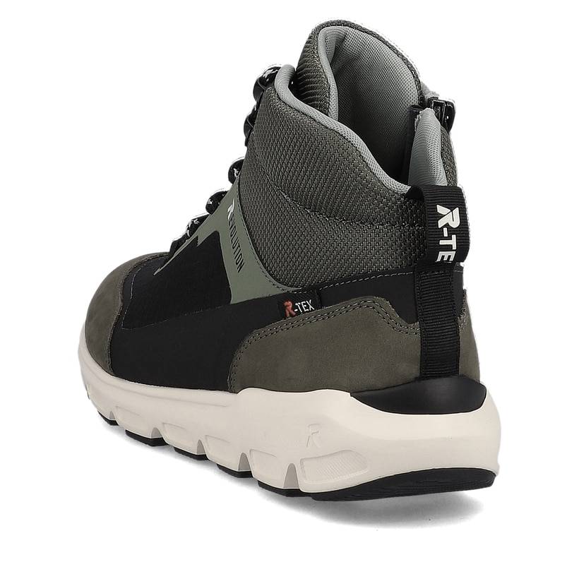 Rieker Artikelnummer 40460-54 Rieker Damen Sneaker High leaf green Fabrikladen