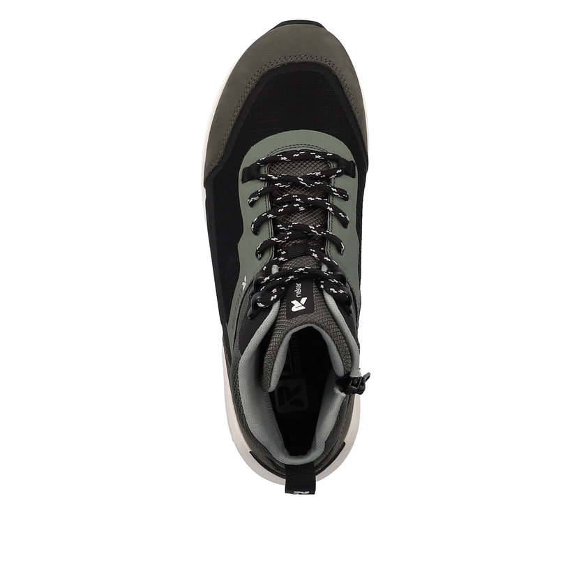 Rieker Artikelnummer 40460-54 Rieker Damen Sneaker High leaf green Fabrikladen
