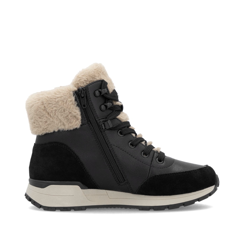 Rieker Artikelnummer W0670-00 Rieker Damen Schnürstiefel carbonschwarz Speichern exportieren