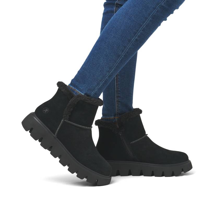 Rieker Artikelnummer W2071-00 Rieker Damen Kurzstiefel tiefschwarz Im Verkauf