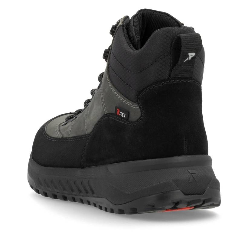 Rieker Artikelnummer U0174-42 Rieker Herren Schnürstiefel graphitgrau-schwarz 2025