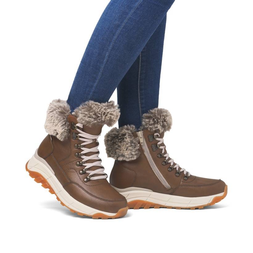 Rieker Artikelnummer W0063-22 Rieker Damen Schnürstiefel zimtbraun Verkauf