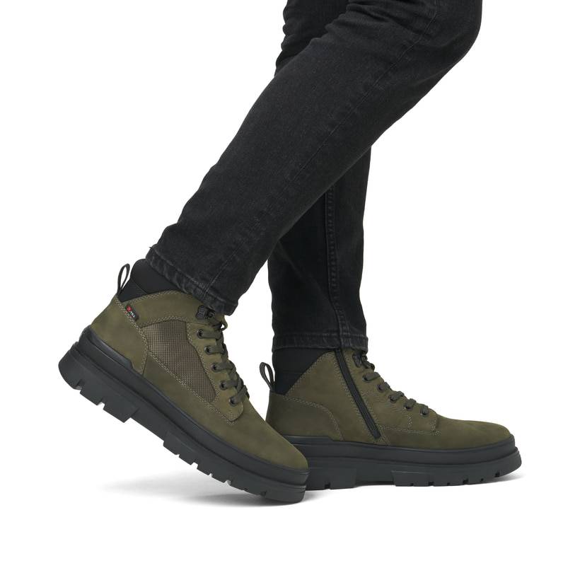 Rieker Artikelnummer U1270-54 Rieker Herren Schnürstiefel khaki Meist gekauft