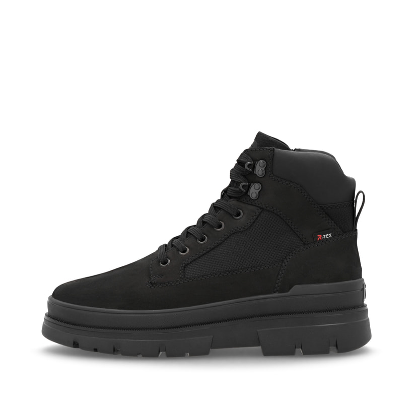 Rieker Artikelnummer U1270-00 Rieker Herren Schnürstiefel asphaltschwarz Kostenloser Versand