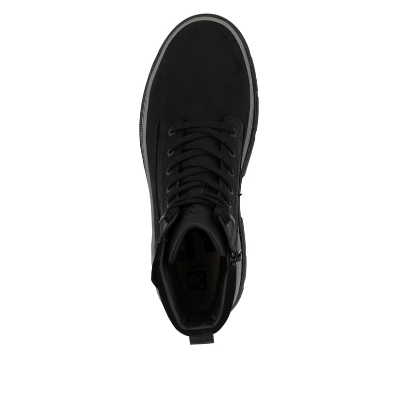 Rieker Artikelnummer U1273-00 Rieker Herren Schnürstiefel carbonschwarz Fabrik Onlineshop