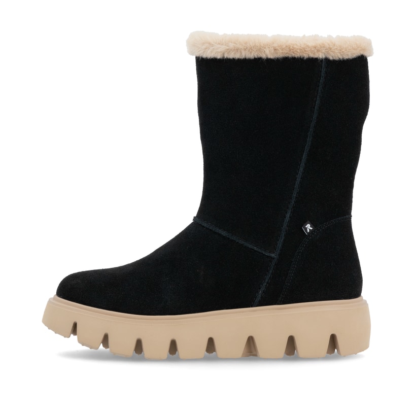 Rieker Artikelnummer W2072-00 Rieker Damen Hochschaftstiefel urbanschwarz Fabrikpreis