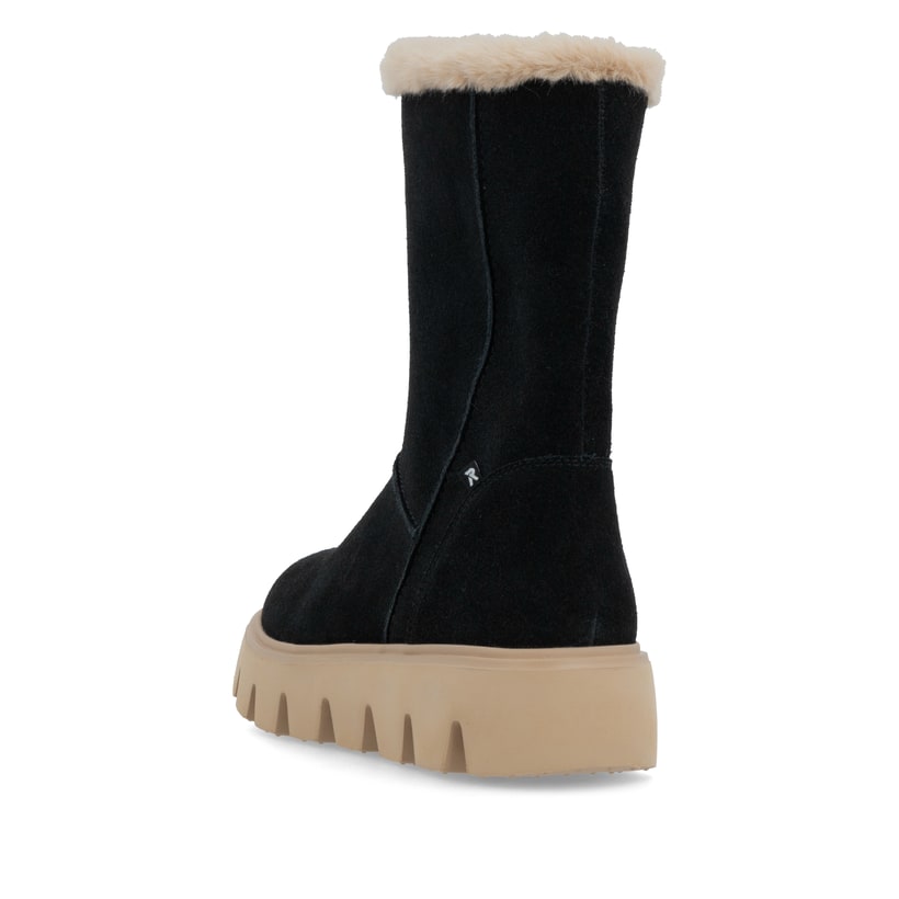 Rieker Artikelnummer W2072-00 Rieker Damen Hochschaftstiefel urbanschwarz Fabrikpreis