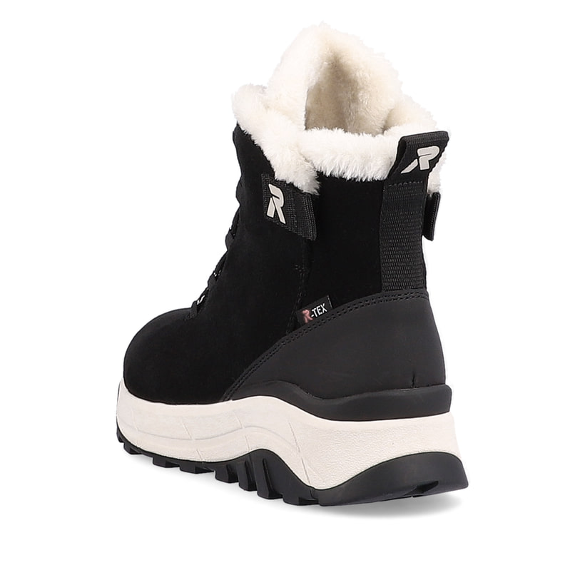 Rieker Artikelnummer W0060-00 Rieker Damen Schnürstiefel deep-black pearl Günstig kaufen