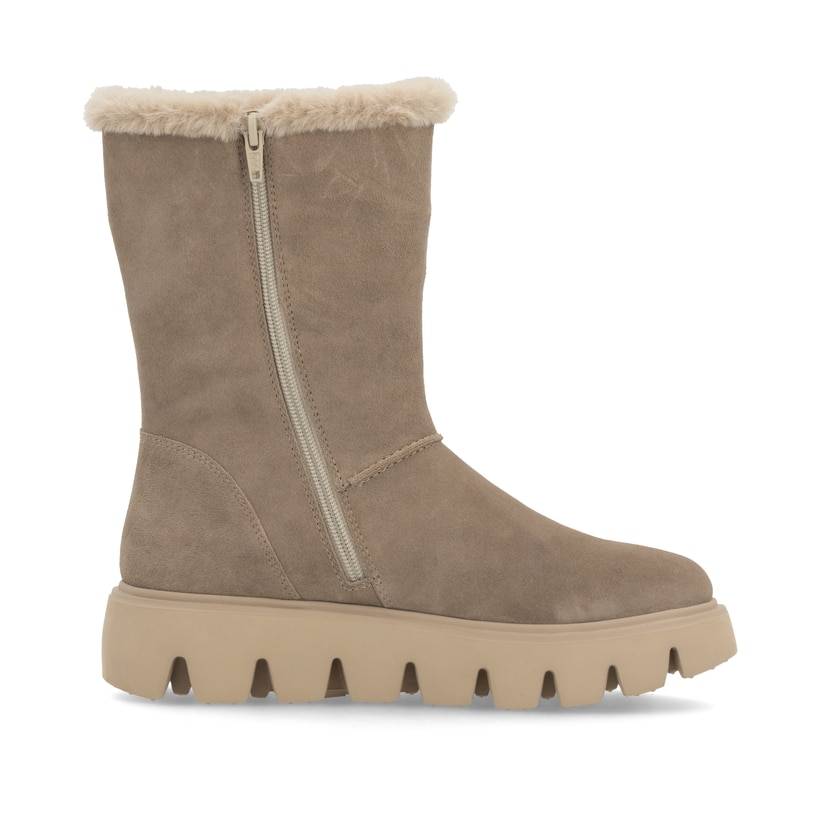Rieker Artikelnummer W2072-64 Rieker Damen Hochschaftstiefel graubeige Versandkostenfrei