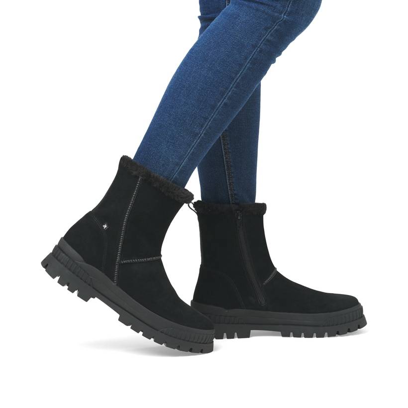Rieker Artikelnummer W2172-00 Rieker Damen Stiefeletten tiefschwarz Großer Ausverkauf