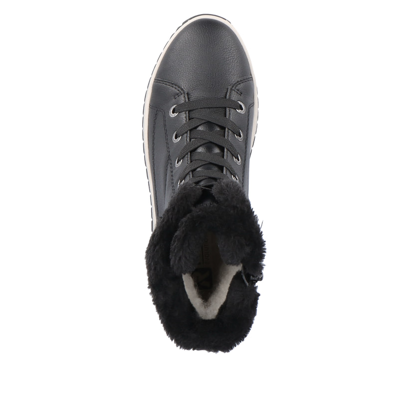 Rieker Artikelnummer W0963-01 Rieker Damen Schnürstiefel urbanschwarz Begrenztes Angebot