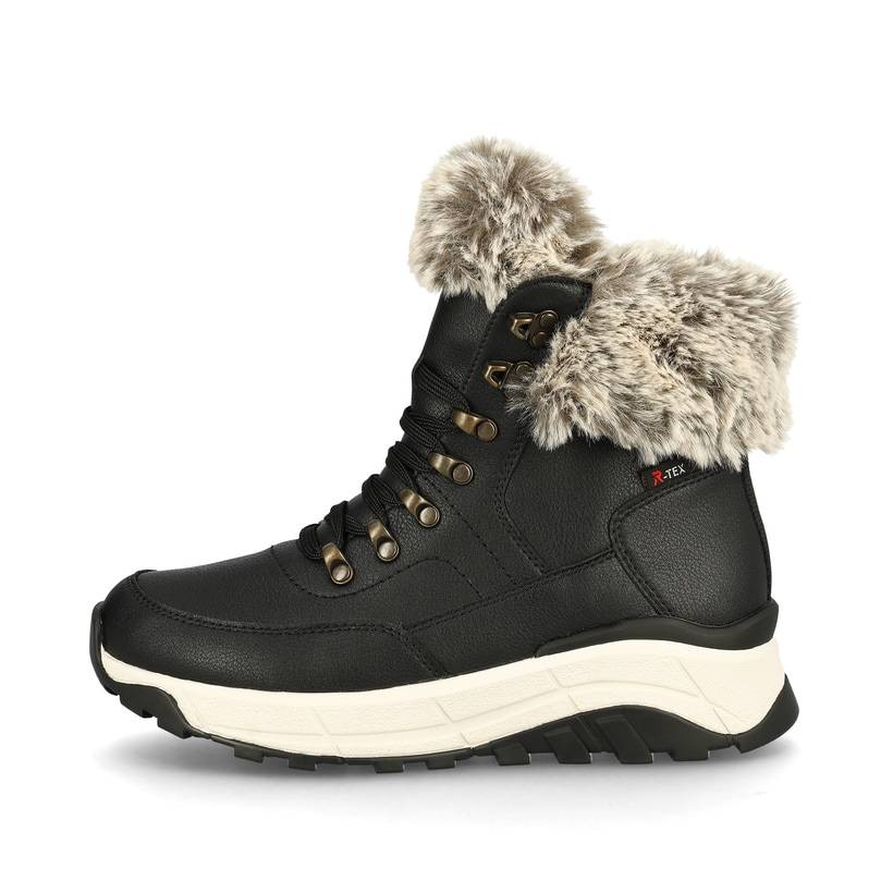 Rieker Artikelnummer W0063-00 Rieker Damen Schnürstiefel stahlschwarz Cyber Monday