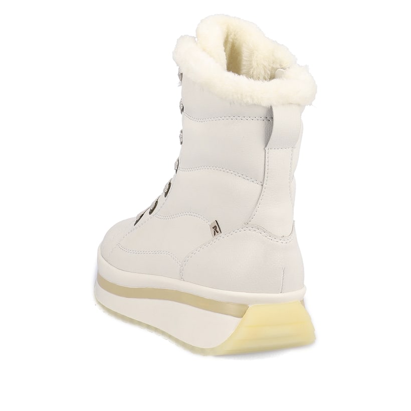 Rieker Artikelnummer W0963-80 Rieker Damen Schnürstiefel frostweiß Weihnachtsangebot
