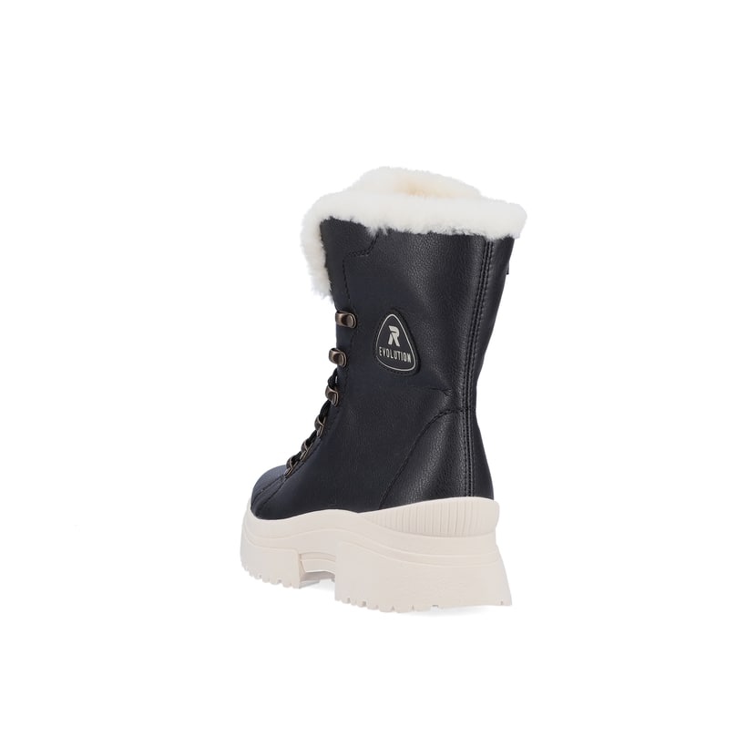 Rieker Artikelnummer W0372-00 Rieker Damen Schnürstiefel deep black Osterangebot