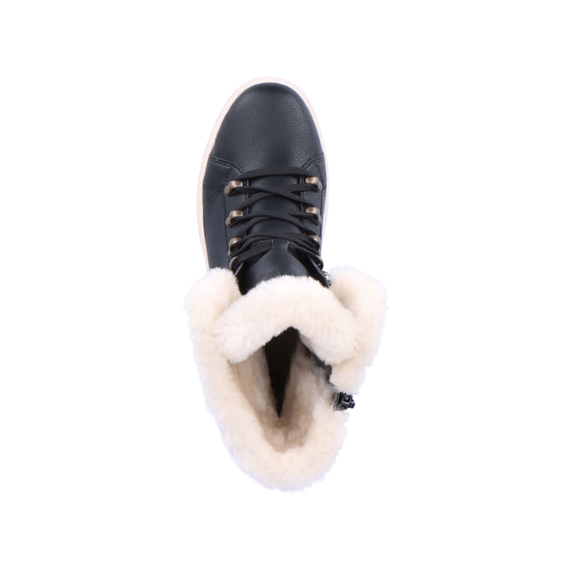 Rieker Artikelnummer W0372-00 Rieker Damen Schnürstiefel deep black Osterangebot
