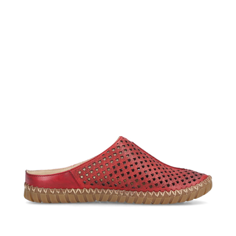 Rieker Artikelnummer M2885-35 Rieker Damen Clogs dunkelrot Jubiläumsangebot