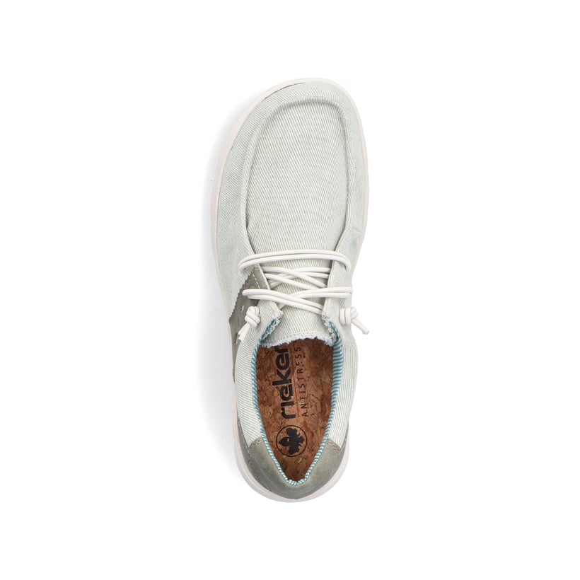 Rieker Artikelnummer 44000-52 Rieker Damen Slipper mintgrün Zeitlich begrenztes Angebot