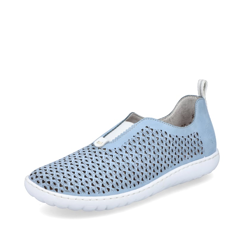 Rieker Artikelnummer 52866-10 Rieker Damen Slipper hellblau Exklusive Angebote