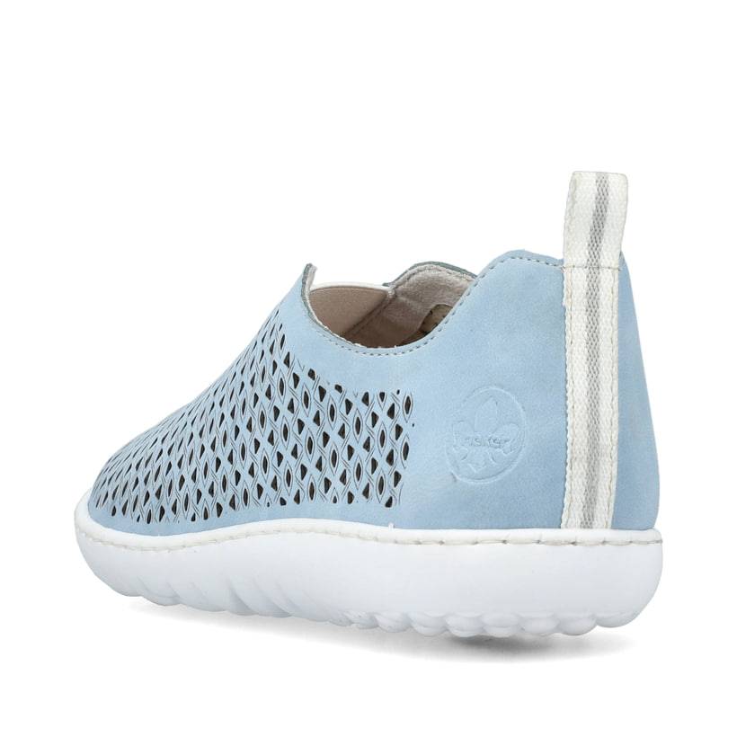 Rieker Artikelnummer 52866-10 Rieker Damen Slipper hellblau Exklusive Angebote