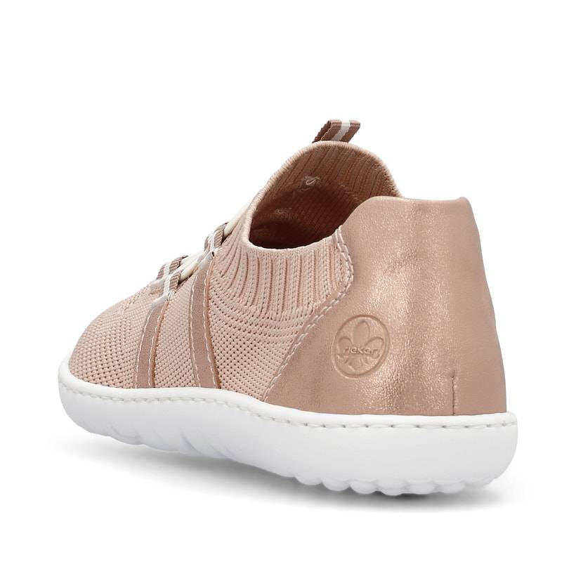 Rieker Artikelnummer 52854-31 Rieker Damen Slipper altrosa Große Rabatte