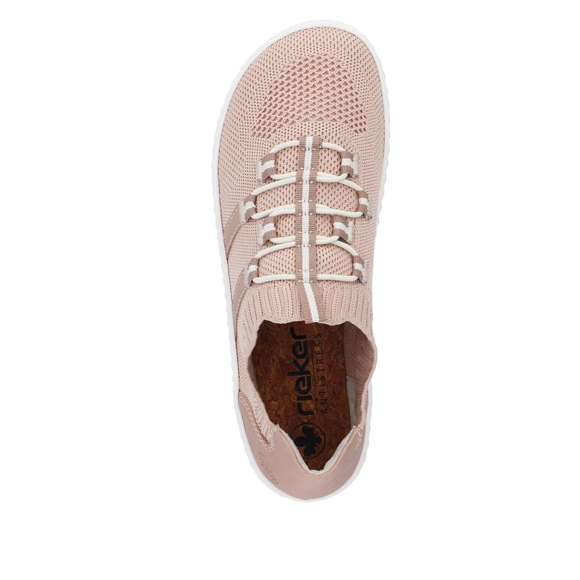 Rieker Artikelnummer 52854-31 Rieker Damen Slipper altrosa Große Rabatte
