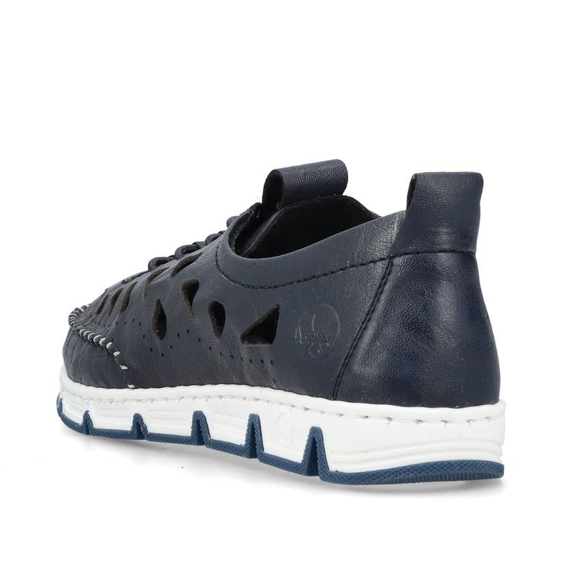 Rieker Artikelnummer 49956-14 Rieker Damen Slipper stahlblau Neuheiten