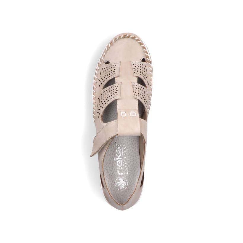 Rieker Artikelnummer 49958-61 Rieker Damen Slipper braun-beige Bestseller