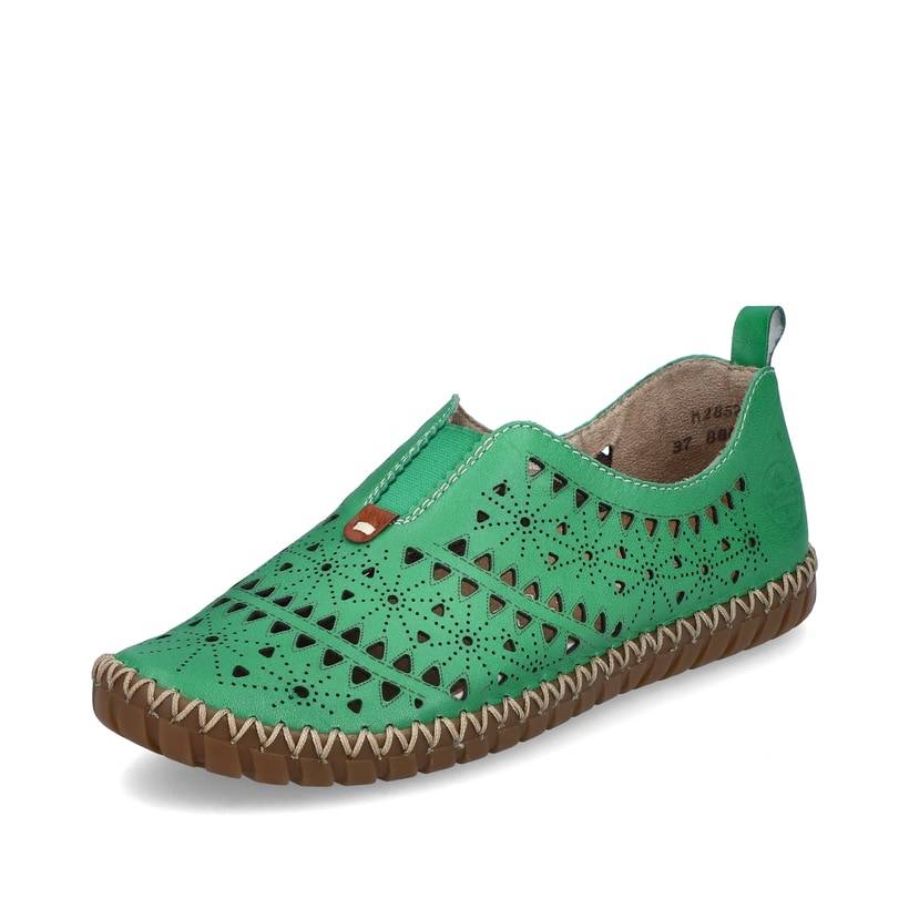 Rieker Artikelnummer M2852-52 Rieker Damen Slipper waldgrün Tägliche Deals
