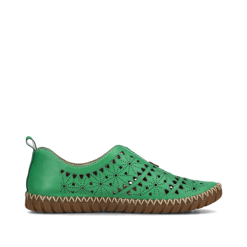 Rieker Artikelnummer M2852-52 Rieker Damen Slipper waldgrün Tägliche Deals