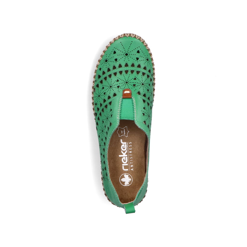 Rieker Artikelnummer M2852-52 Rieker Damen Slipper waldgrün Tägliche Deals