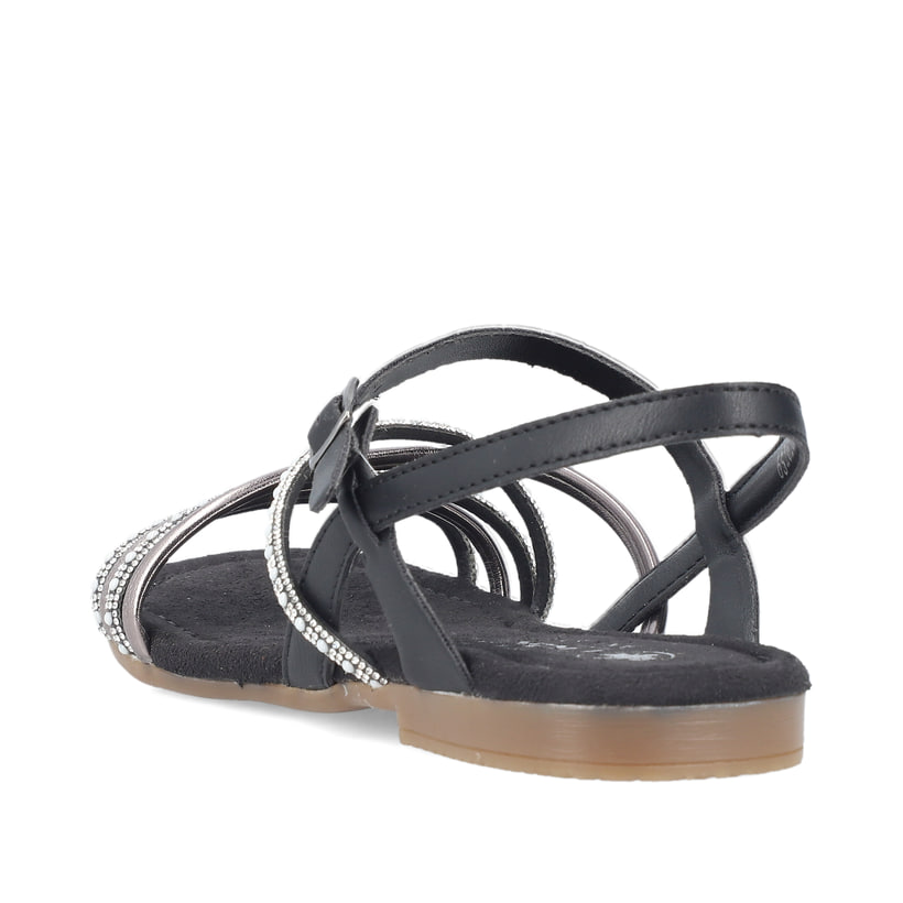 Rieker Artikelnummer 65262-00 Rieker Damen Riemchensandalen tiefschwarz Tiefpreis
