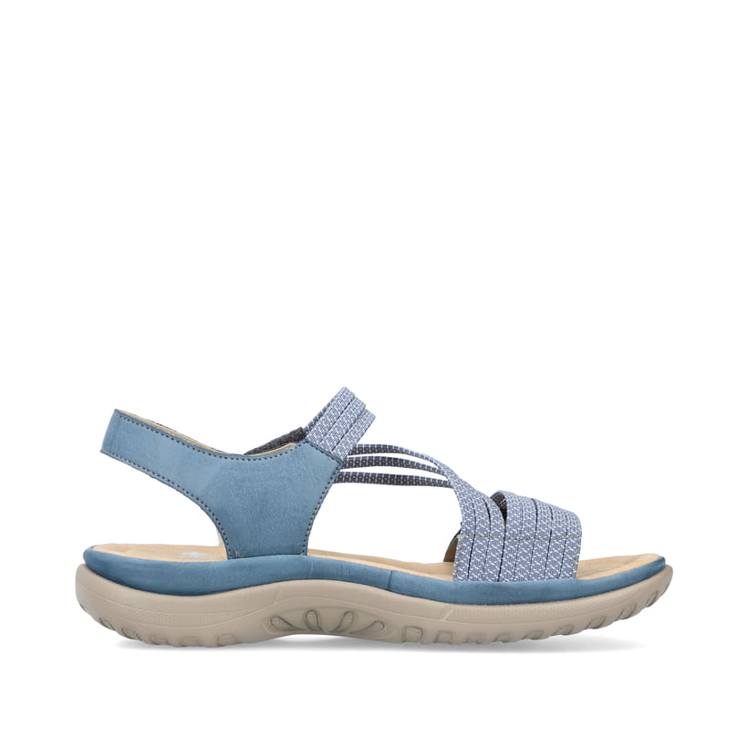 Rieker Artikelnummer 64870-14 Rieker Damen Riemchensandalen himmelblau Begrenzte Freigabe