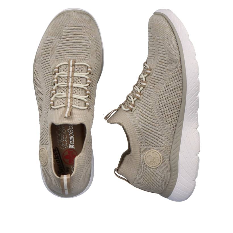 Rieker Artikelnummer M5074-64 Rieker Damen Slipper hellbeige Neueste Stile