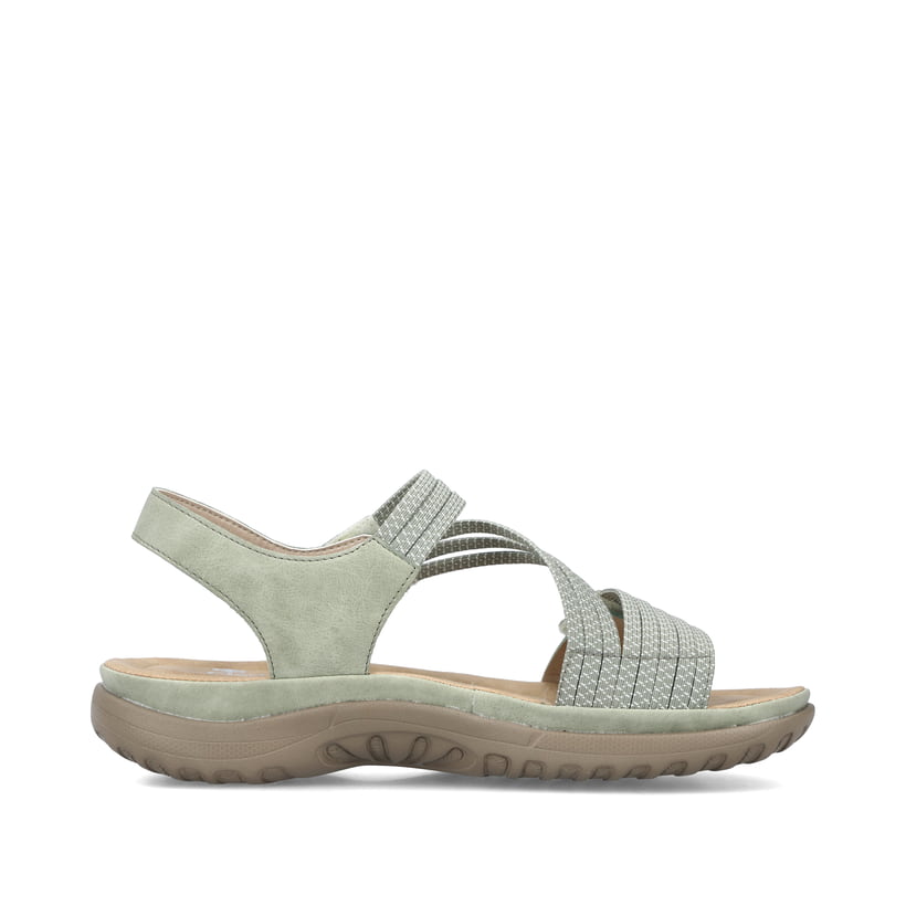 Rieker Artikelnummer 64870-52 Rieker Damen Riemchensandalen mintgrün Zeitbegrenzte Promotion
