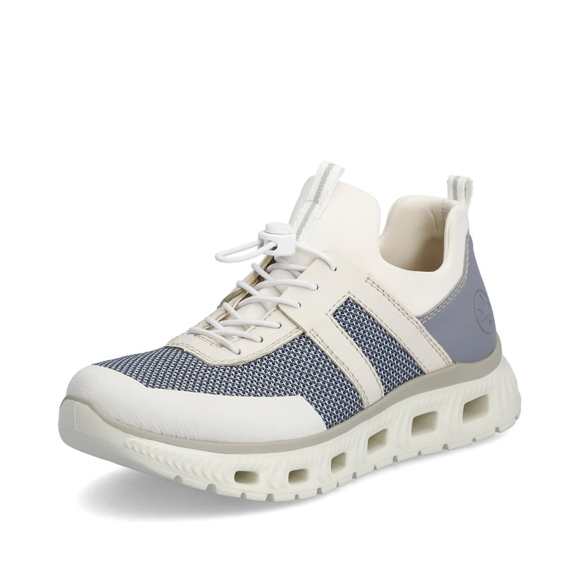 Rieker Artikelnummer M6061-90 Rieker Damen Slipper schwanenweiss Vierteljährliche Förderung