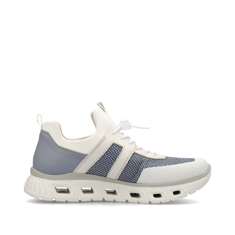 Rieker Artikelnummer M6061-90 Rieker Damen Slipper schwanenweiss Vierteljährliche Förderung