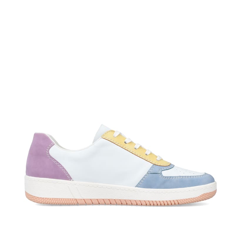 Rieker Artikelnummer M5520-91 Rieker Damen Sneaker Low weiss-bunt Bis zu 55% Rabatt