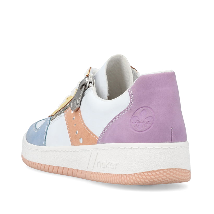 Rieker Artikelnummer M5520-91 Rieker Damen Sneaker Low weiss-bunt Bis zu 55% Rabatt