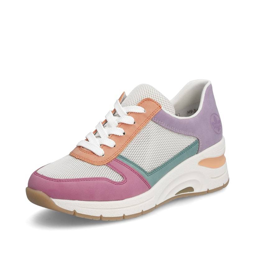 Rieker Artikelnummer N9303-90 Rieker Damen Sneaker Low beige-mehrfarbig Discount Store für neue Produkte
