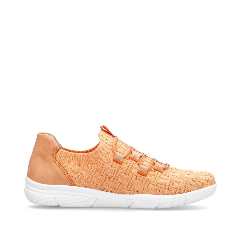 Rieker Artikelnummer L7463-38 Rieker Damen Slipper hellorange Nur noch ein Tag übrig