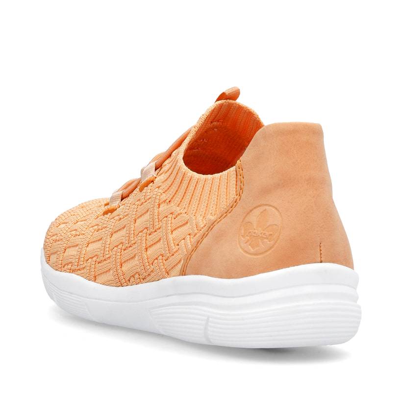 Rieker Artikelnummer L7463-38 Rieker Damen Slipper hellorange Nur noch ein Tag übrig
