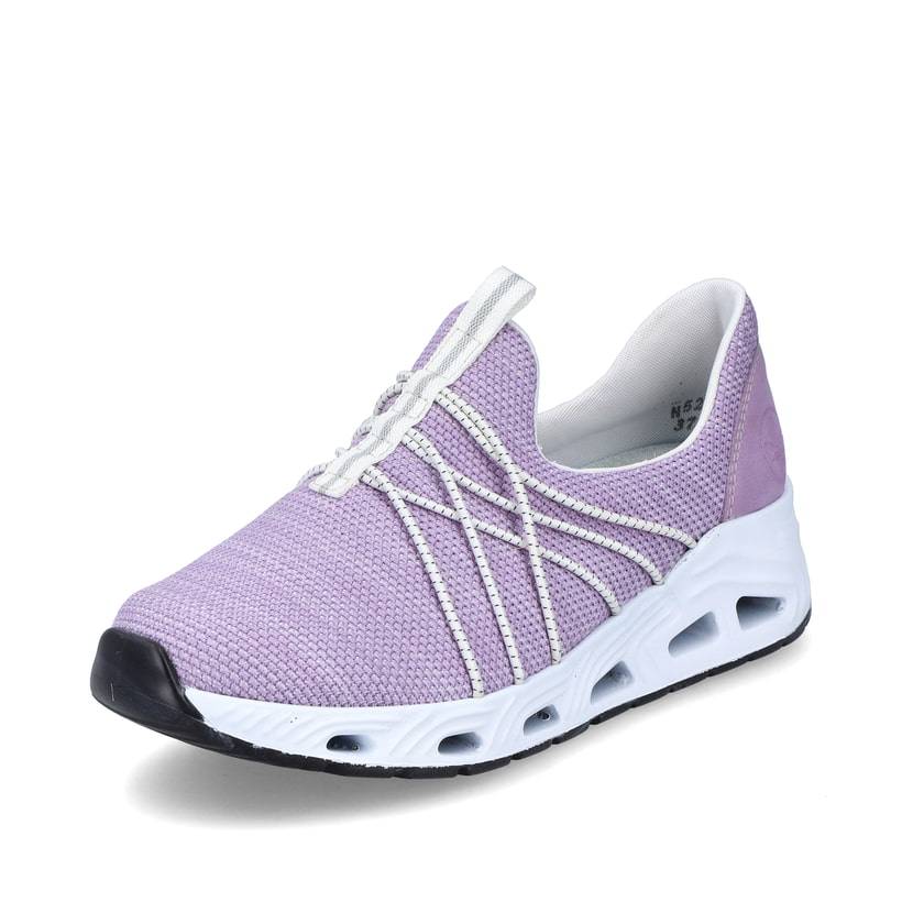 Rieker Artikelnummer N5253-30 Rieker Damen Slipper fliederfaben Kostenloser Versand international