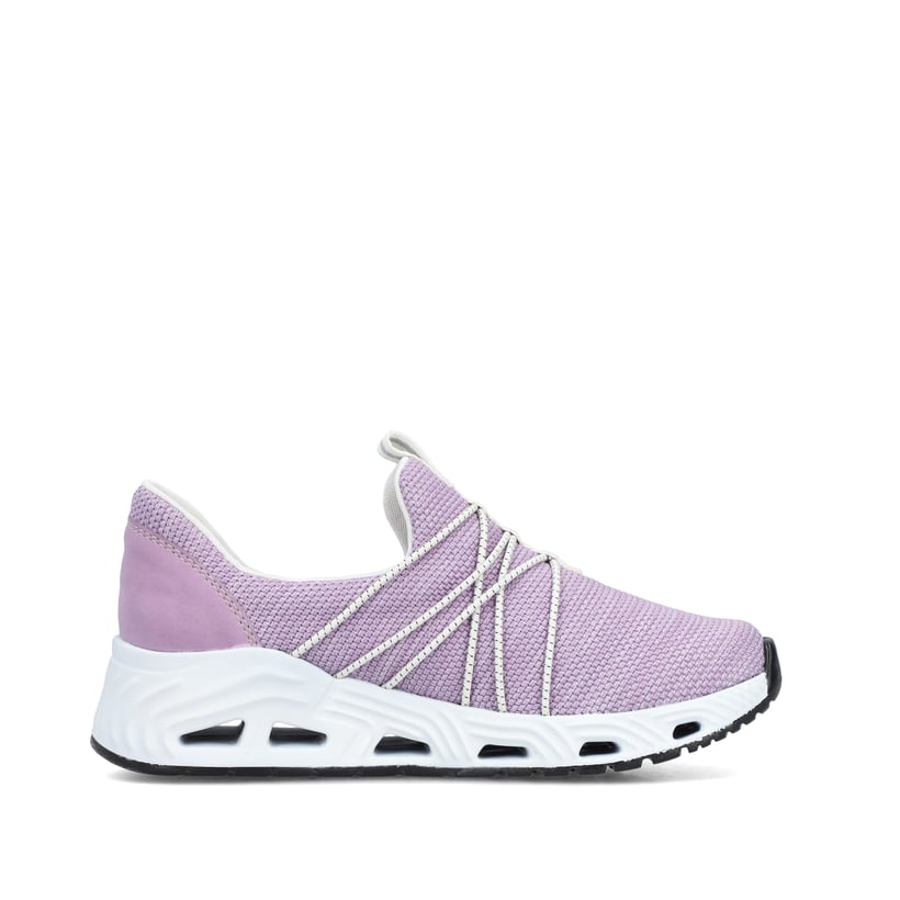Rieker Artikelnummer N5253-30 Rieker Damen Slipper fliederfaben Kostenloser Versand international