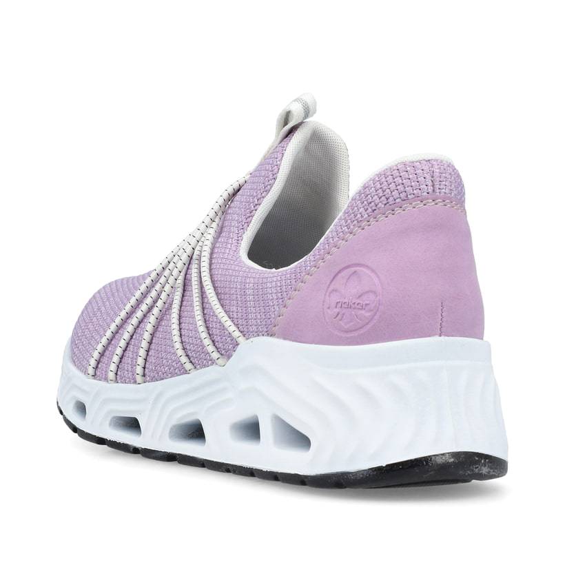 Rieker Artikelnummer N5253-30 Rieker Damen Slipper fliederfaben Kostenloser Versand international