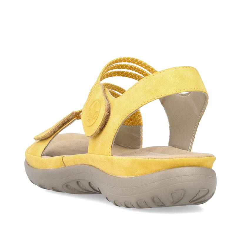 Rieker Artikelnummer 64870-68 Rieker Damen Riemchensandalen zitronengelb Begrenzt auf 3 Tage